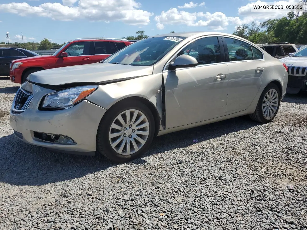 2011 Buick Regal Cxl VIN: W04GR5EC0B1058556 Lot: 56727265