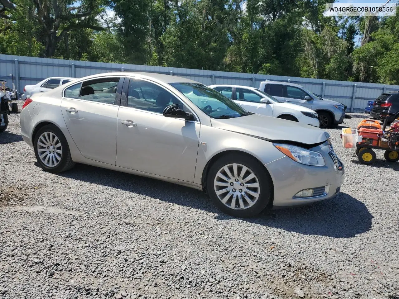 2011 Buick Regal Cxl VIN: W04GR5EC0B1058556 Lot: 56727265