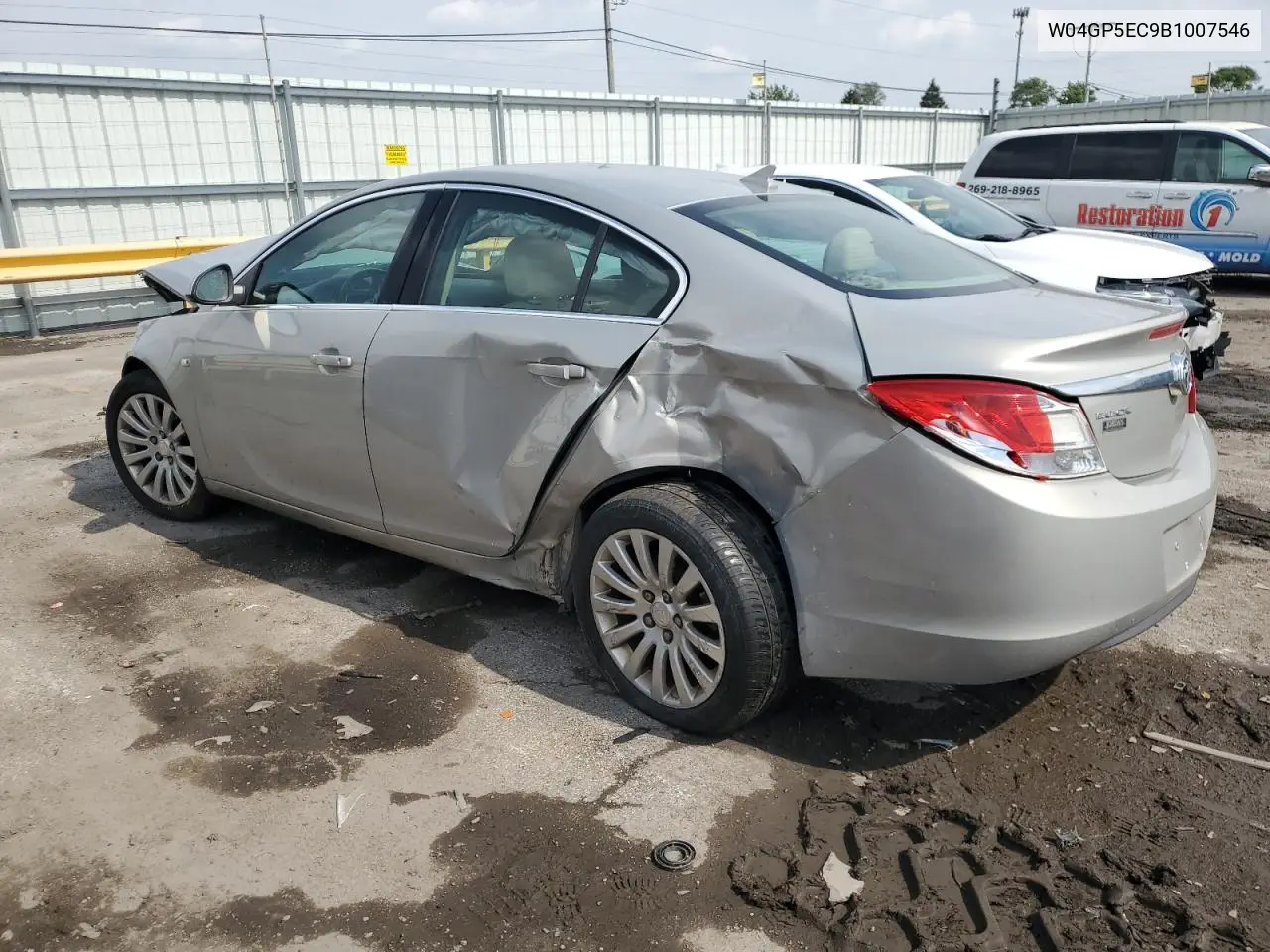 2011 Buick Regal Cxl VIN: W04GP5EC9B1007546 Lot: 58554005