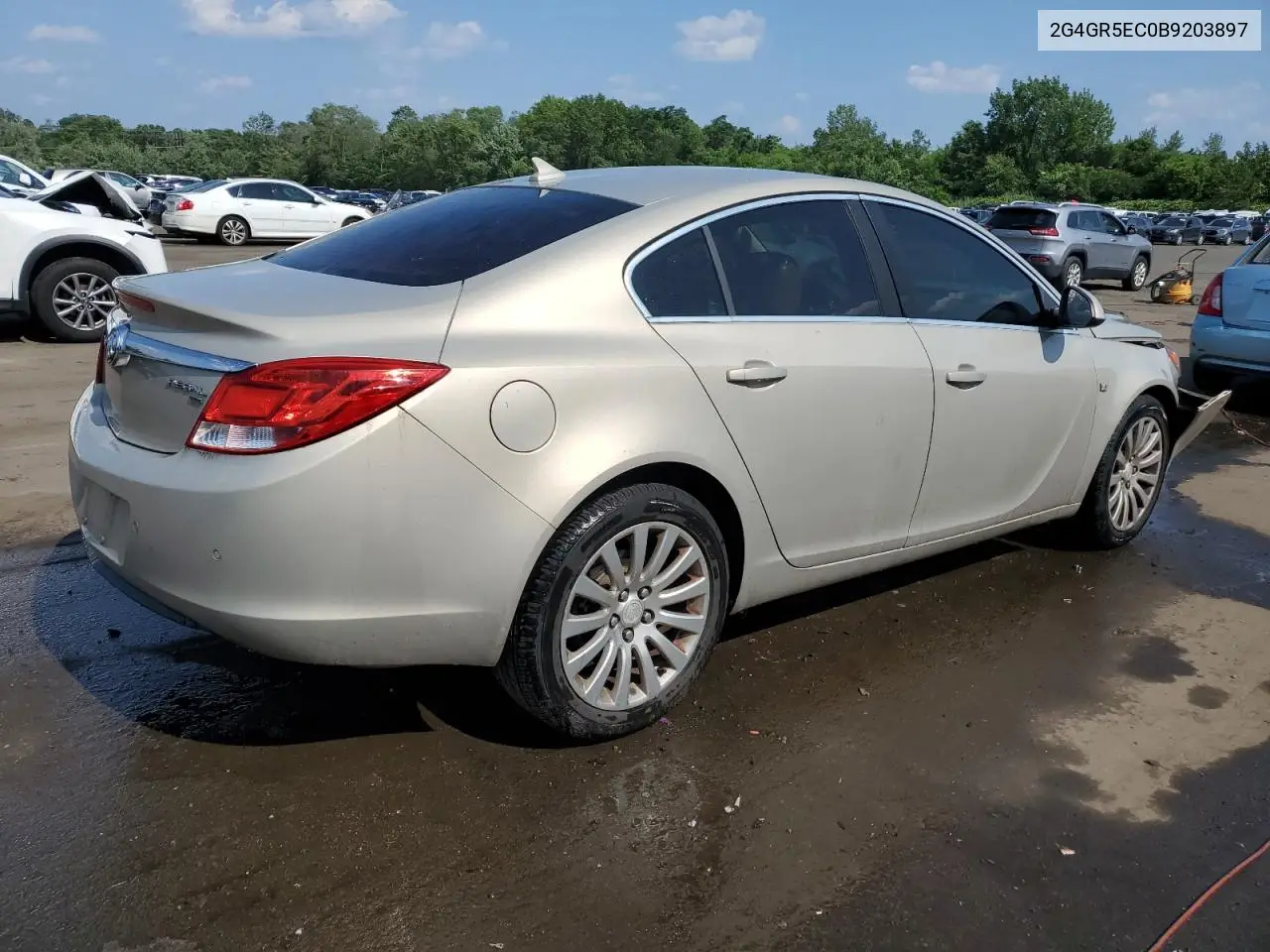 2011 Buick Regal Cxl VIN: 2G4GR5EC0B9203897 Lot: 61540685