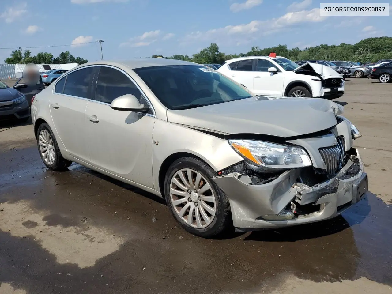 2011 Buick Regal Cxl VIN: 2G4GR5EC0B9203897 Lot: 61540685