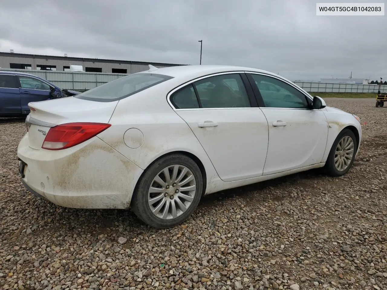 2011 Buick Regal Cxl VIN: W04GT5GC4B1042083 Lot: 61973375
