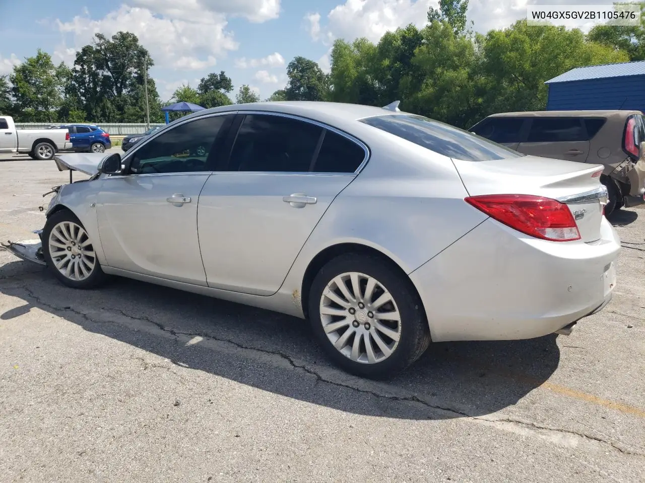 2011 Buick Regal Cxl VIN: W04GX5GV2B1105476 Lot: 63258045