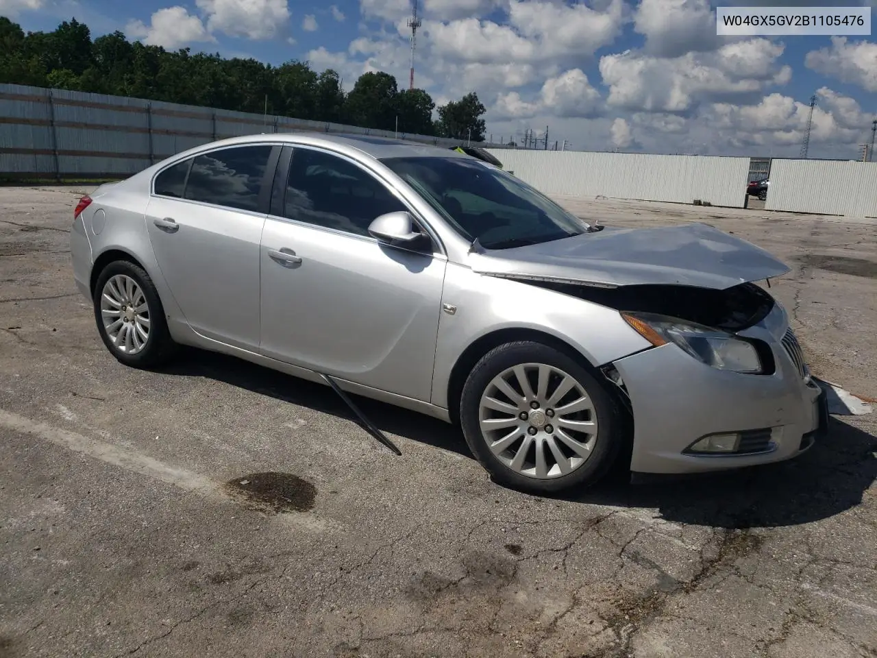 2011 Buick Regal Cxl VIN: W04GX5GV2B1105476 Lot: 63258045