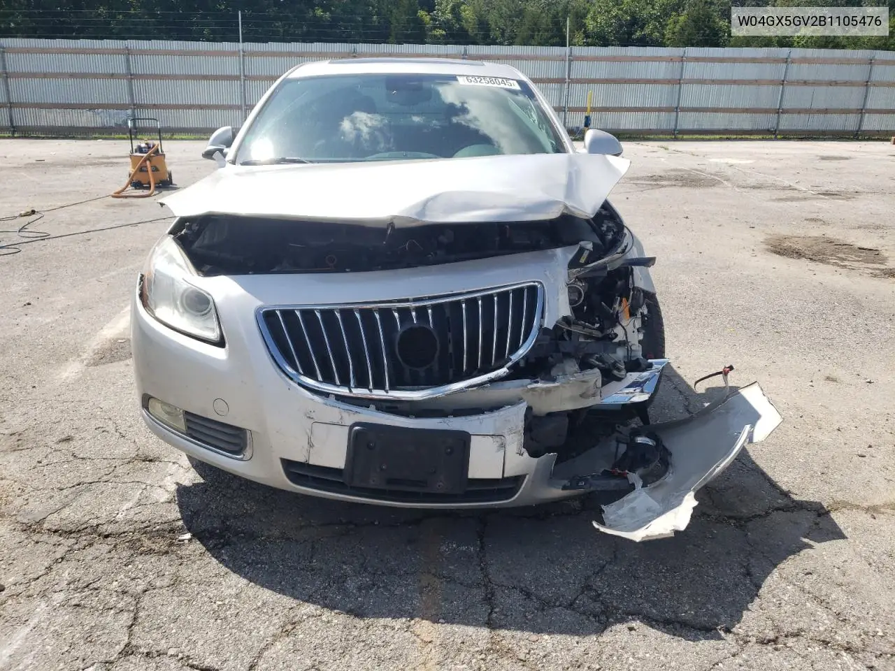 2011 Buick Regal Cxl VIN: W04GX5GV2B1105476 Lot: 63258045