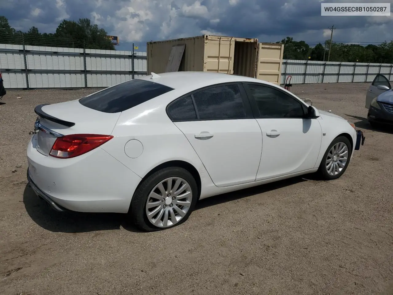 2011 Buick Regal Cxl VIN: W04GS5EC8B1050287 Lot: 63338635