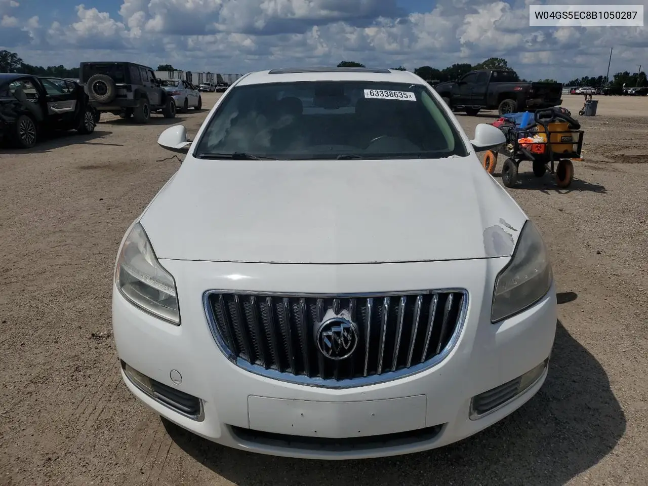 2011 Buick Regal Cxl VIN: W04GS5EC8B1050287 Lot: 63338635