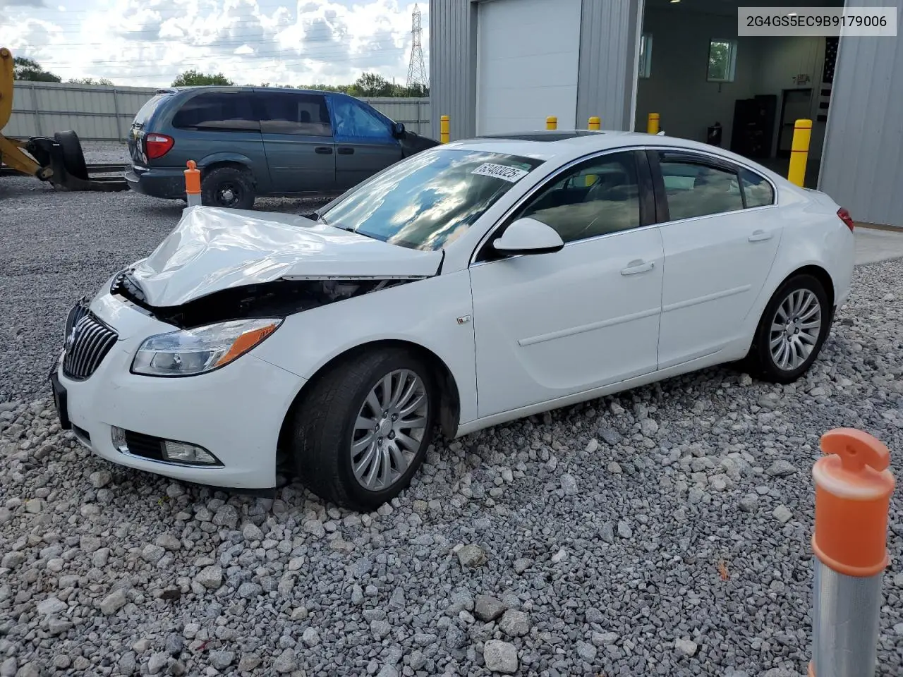 2011 Buick Regal Cxl VIN: 2G4GS5EC9B9179006 Lot: 63403025