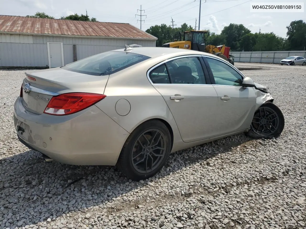 2011 Buick Regal Cxl VIN: W04GZ5GV8B1089150 Lot: 63451765