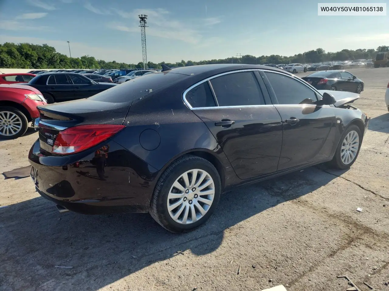 2011 Buick Regal Cxl VIN: W04GY5GV4B1065138 Lot: 64301625