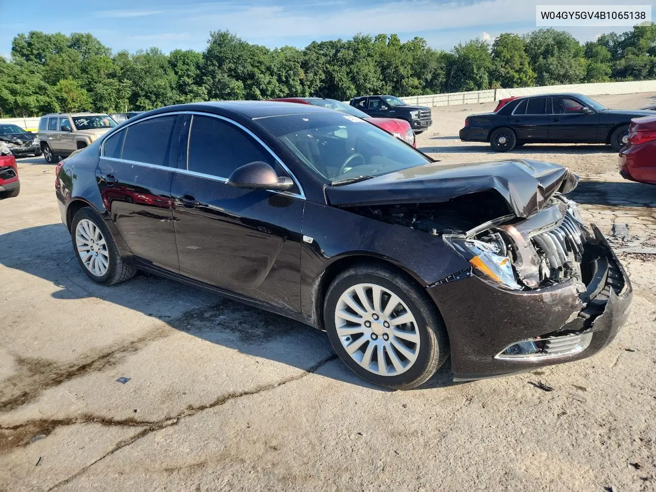 2011 Buick Regal Cxl VIN: W04GY5GV4B1065138 Lot: 64301625