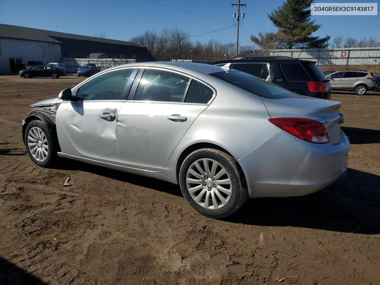2012 Buick Regal VIN: 2G4GR5EK3C9143817 Lot: 48173615