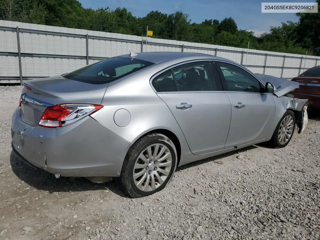 2012 Buick Regal Premium VIN: 2G4GS5EK8C9206821 Lot: 62318735