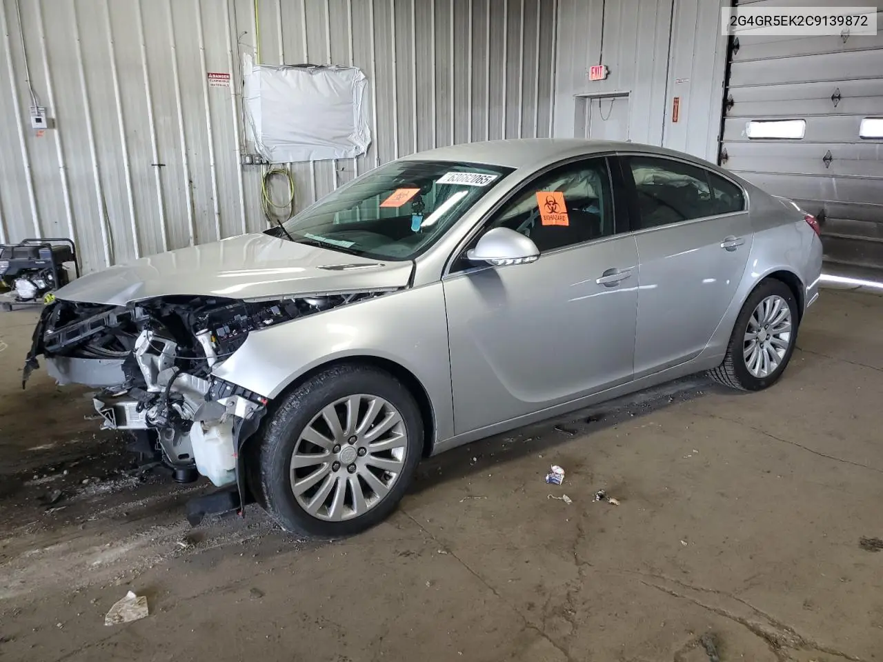 2012 Buick Regal VIN: 2G4GR5EK2C9139872 Lot: 63662065