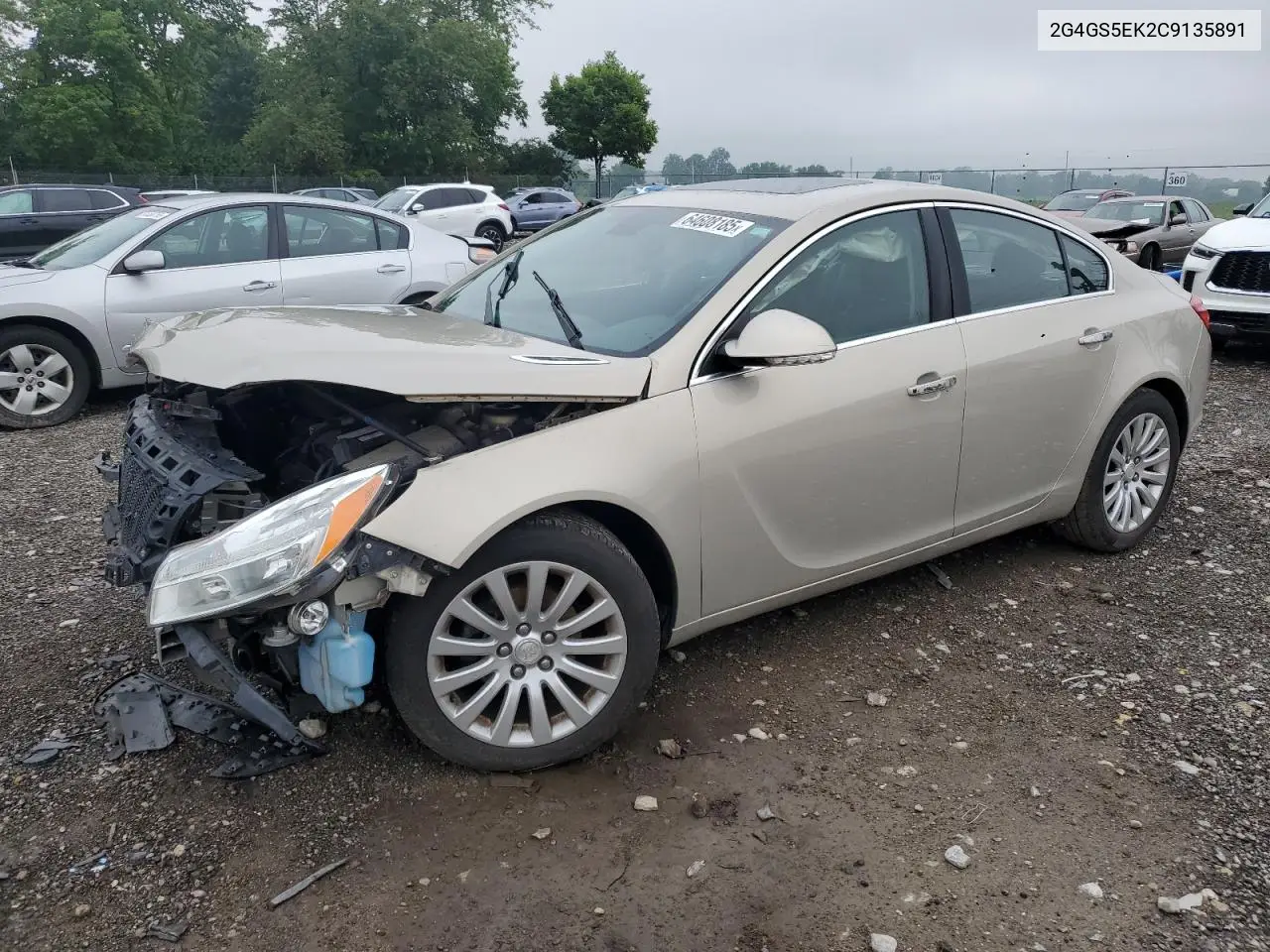 2012 Buick Regal Premium VIN: 2G4GS5EK2C9135891 Lot: 64608185