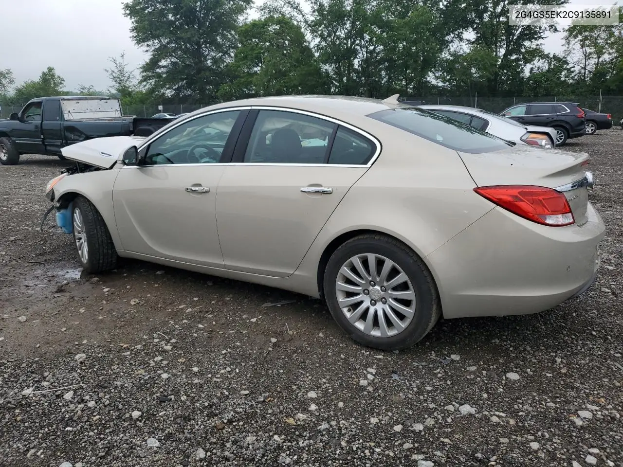 2012 Buick Regal Premium VIN: 2G4GS5EK2C9135891 Lot: 64608185