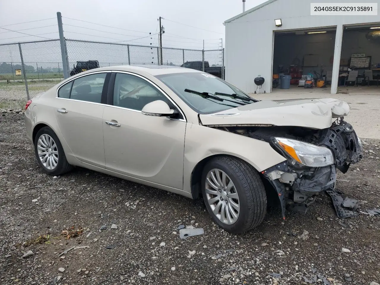 2012 Buick Regal Premium VIN: 2G4GS5EK2C9135891 Lot: 64608185
