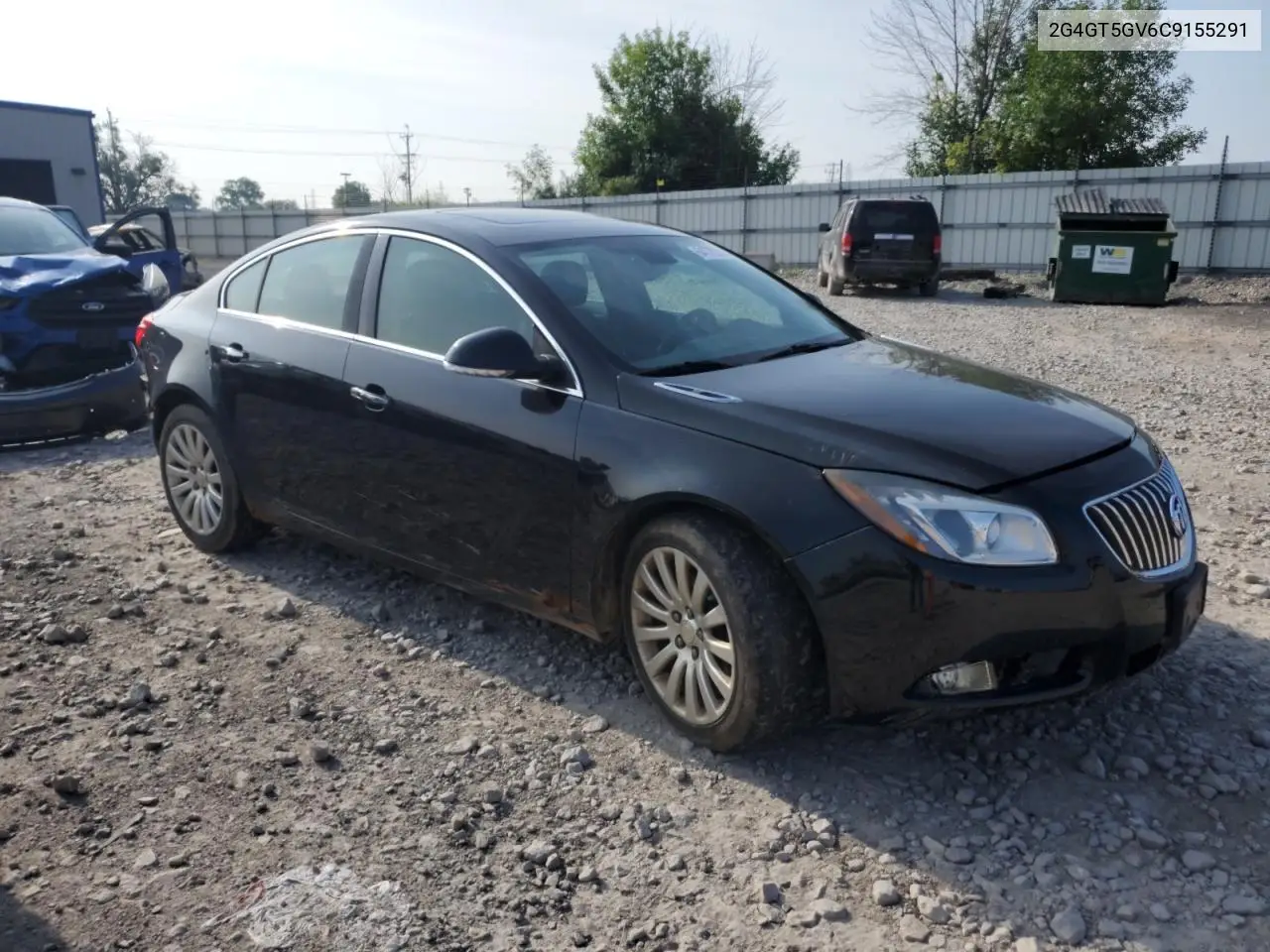 2012 Buick Regal Premium VIN: 2G4GT5GV6C9155291 Lot: 64776235