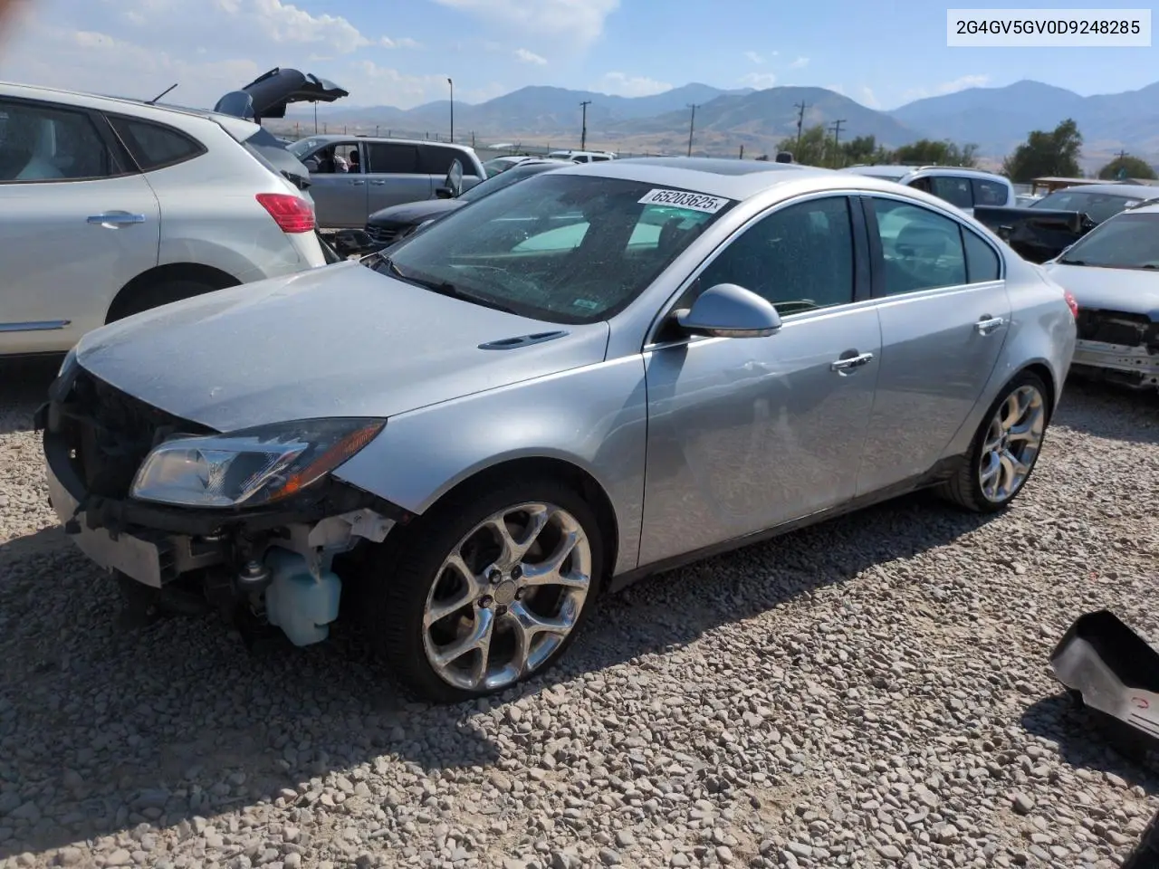 2013 Buick Regal Gs VIN: 2G4GV5GV0D9248285 Lot: 65203625