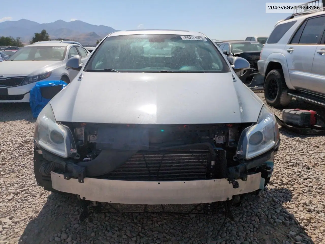 2013 Buick Regal Gs VIN: 2G4GV5GV0D9248285 Lot: 65203625
