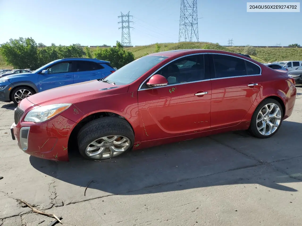 2014 Buick Regal Gs VIN: 2G4GU5GX2E9274702 Lot: 62885135