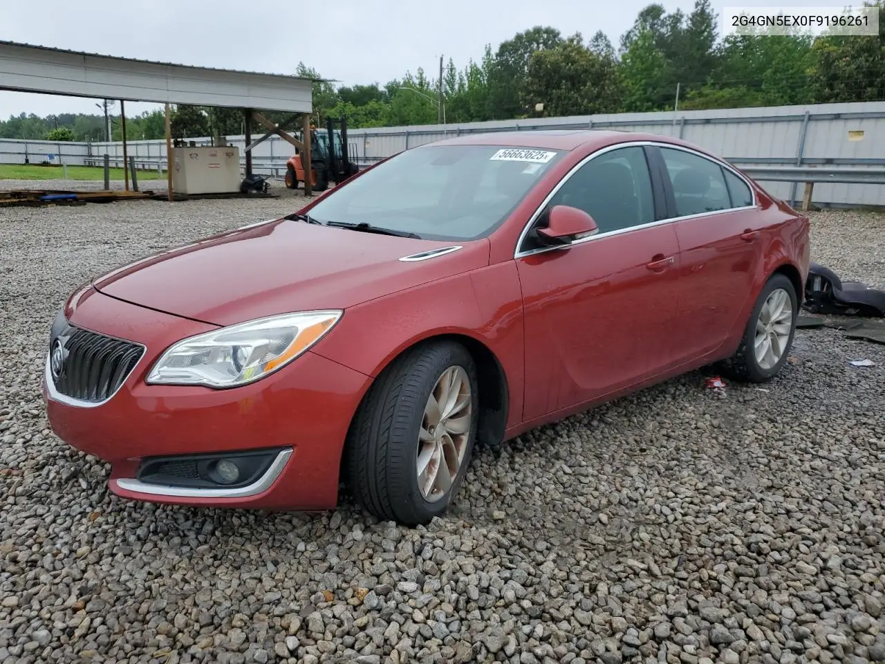 2015 Buick Regal Premium VIN: 2G4GN5EX0F9196261 Lot: 56663625