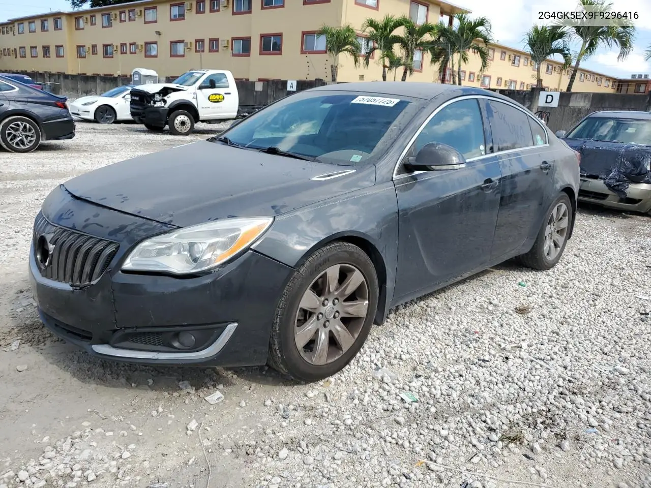 2015 Buick Regal VIN: 2G4GK5EX9F9296416 Lot: 57057725