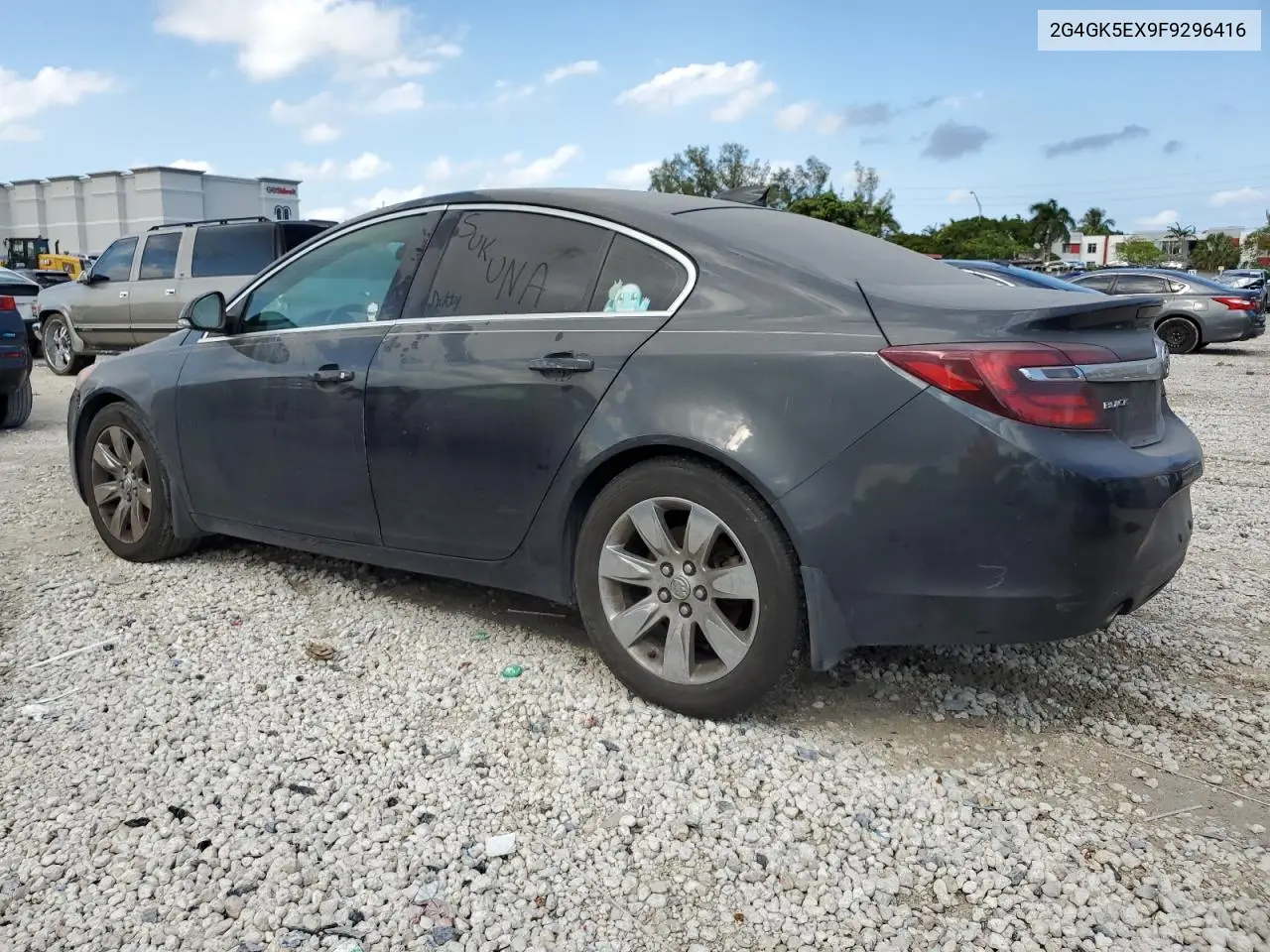 2015 Buick Regal VIN: 2G4GK5EX9F9296416 Lot: 57057725