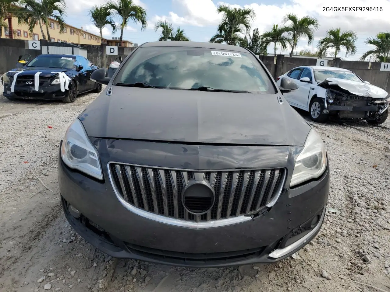 2015 Buick Regal VIN: 2G4GK5EX9F9296416 Lot: 57057725