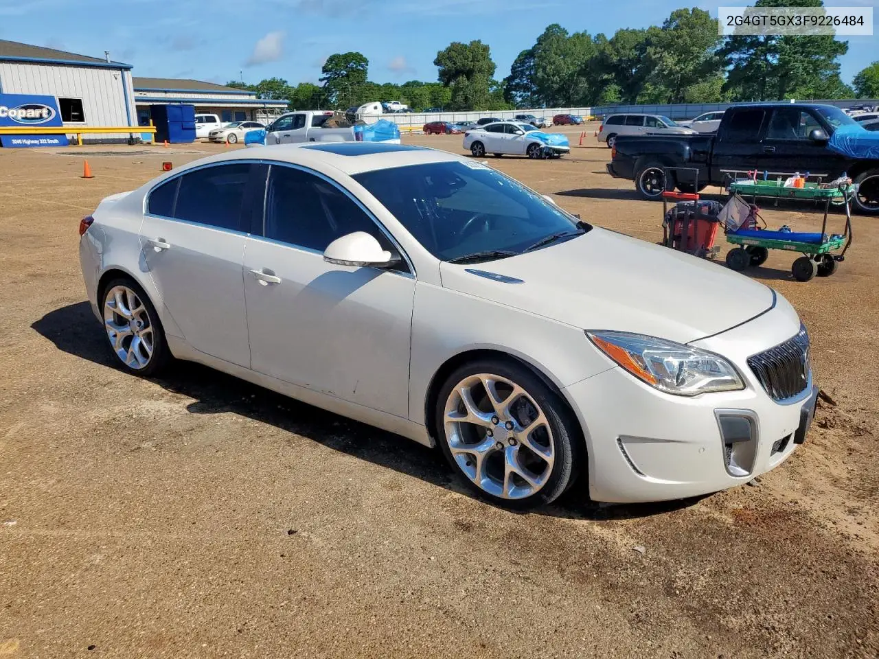 2015 Buick Regal Gs VIN: 2G4GT5GX3F9226484 Lot: 62292075