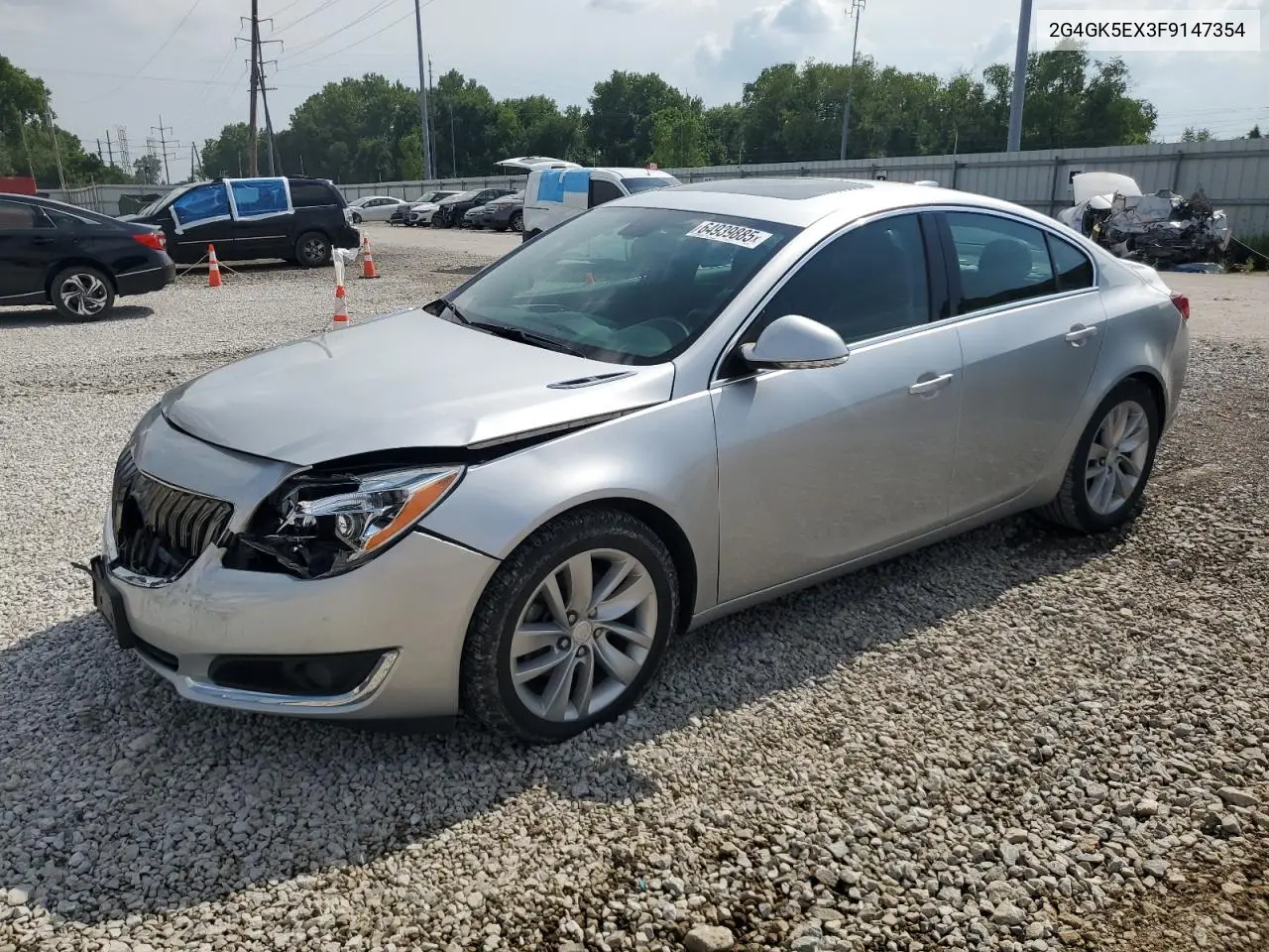 2015 Buick Regal VIN: 2G4GK5EX3F9147354 Lot: 64939885