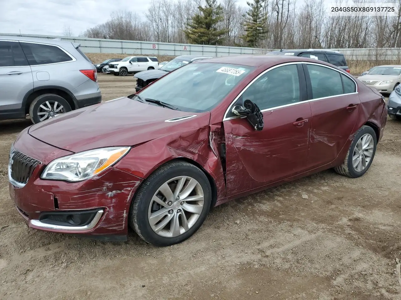 2016 Buick Regal Premium VIN: 2G4GS5GX8G9137725 Lot: 48687255