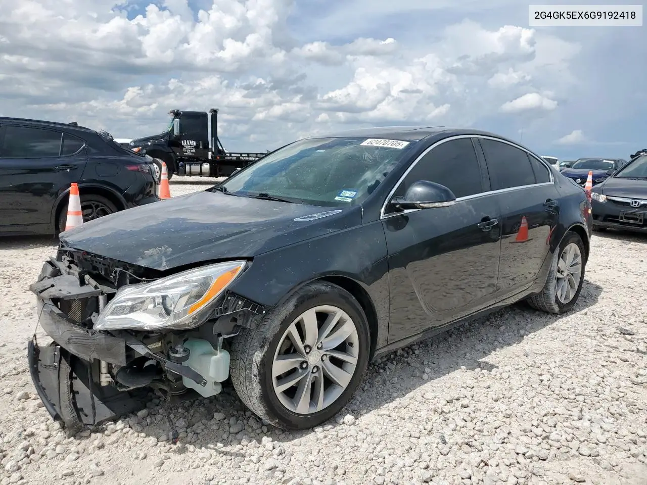2016 Buick Regal VIN: 2G4GK5EX6G9192418 Lot: 62470705