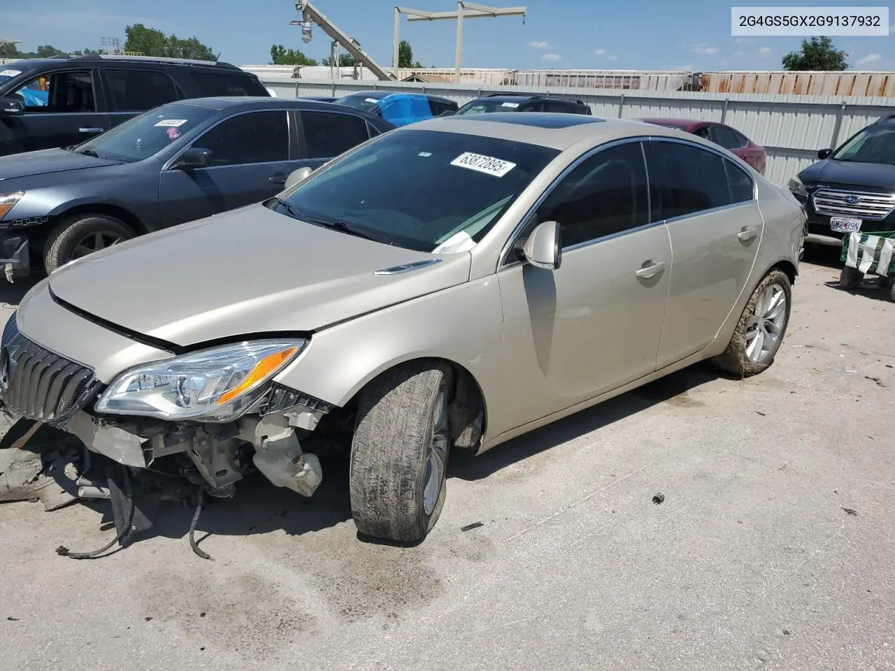 2016 Buick Regal Premium VIN: 2G4GS5GX2G9137932 Lot: 63872895