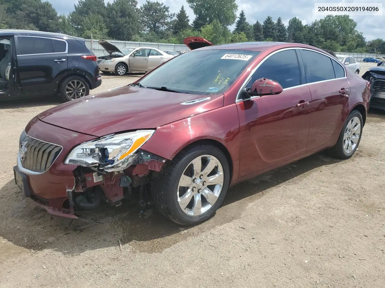 2016 Buick Regal Premium VIN: 2G4GS5GX2G9194096 Lot: 64012625