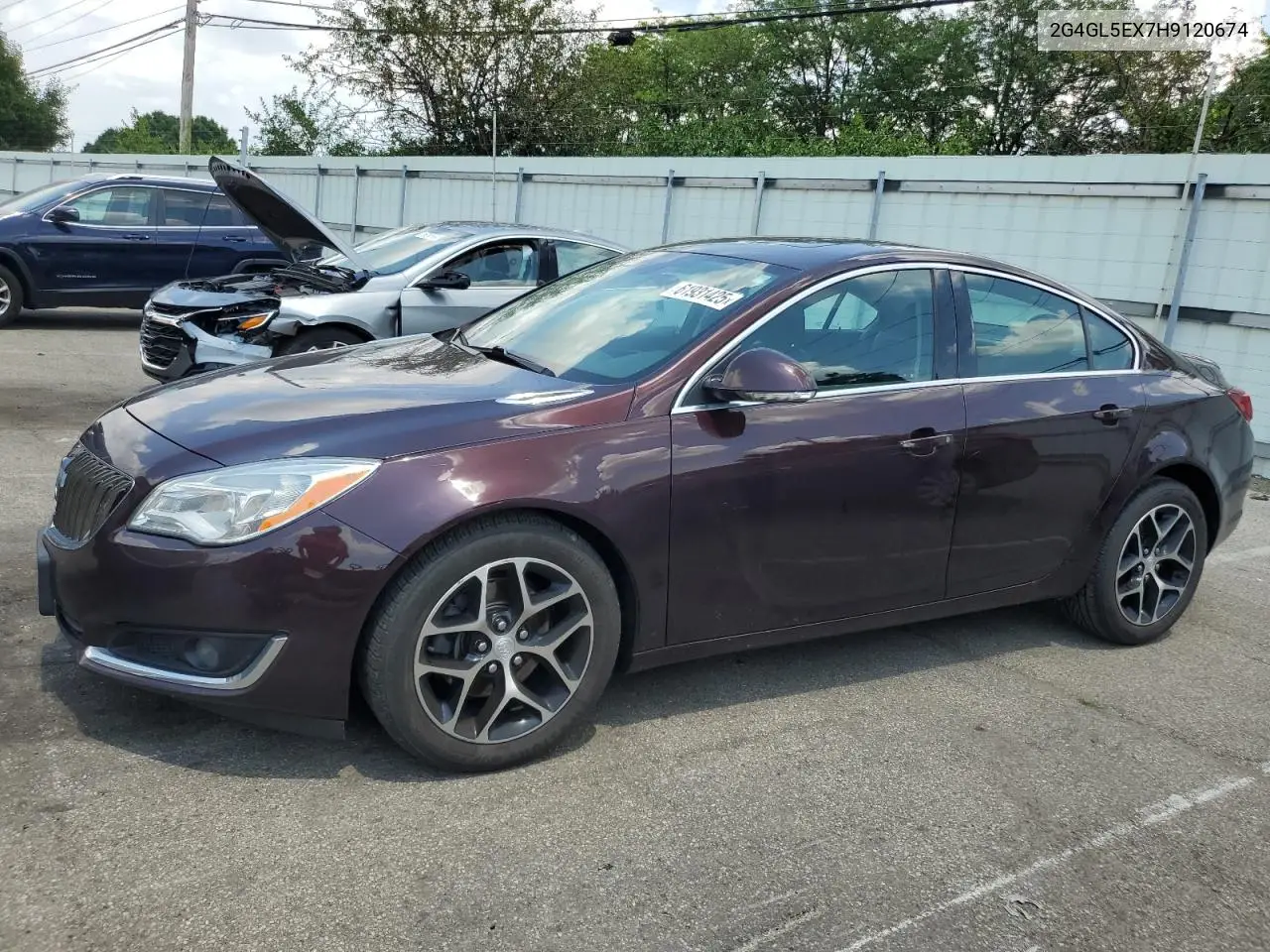 2017 Buick Regal Sport Touring VIN: 2G4GL5EX7H9120674 Lot: 61931425