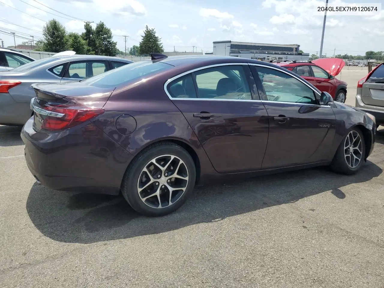 2017 Buick Regal Sport Touring VIN: 2G4GL5EX7H9120674 Lot: 61931425