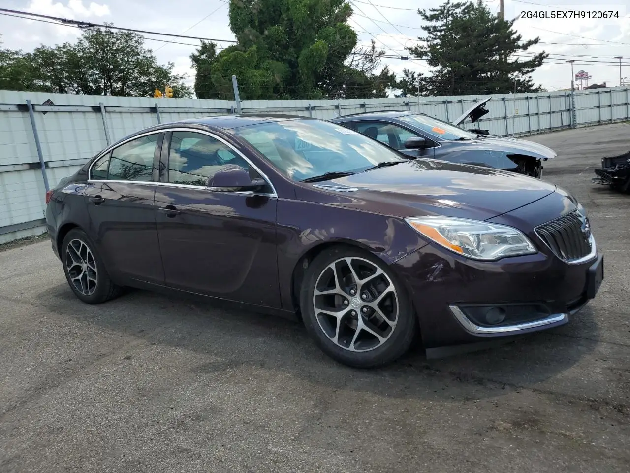 2017 Buick Regal Sport Touring VIN: 2G4GL5EX7H9120674 Lot: 61931425