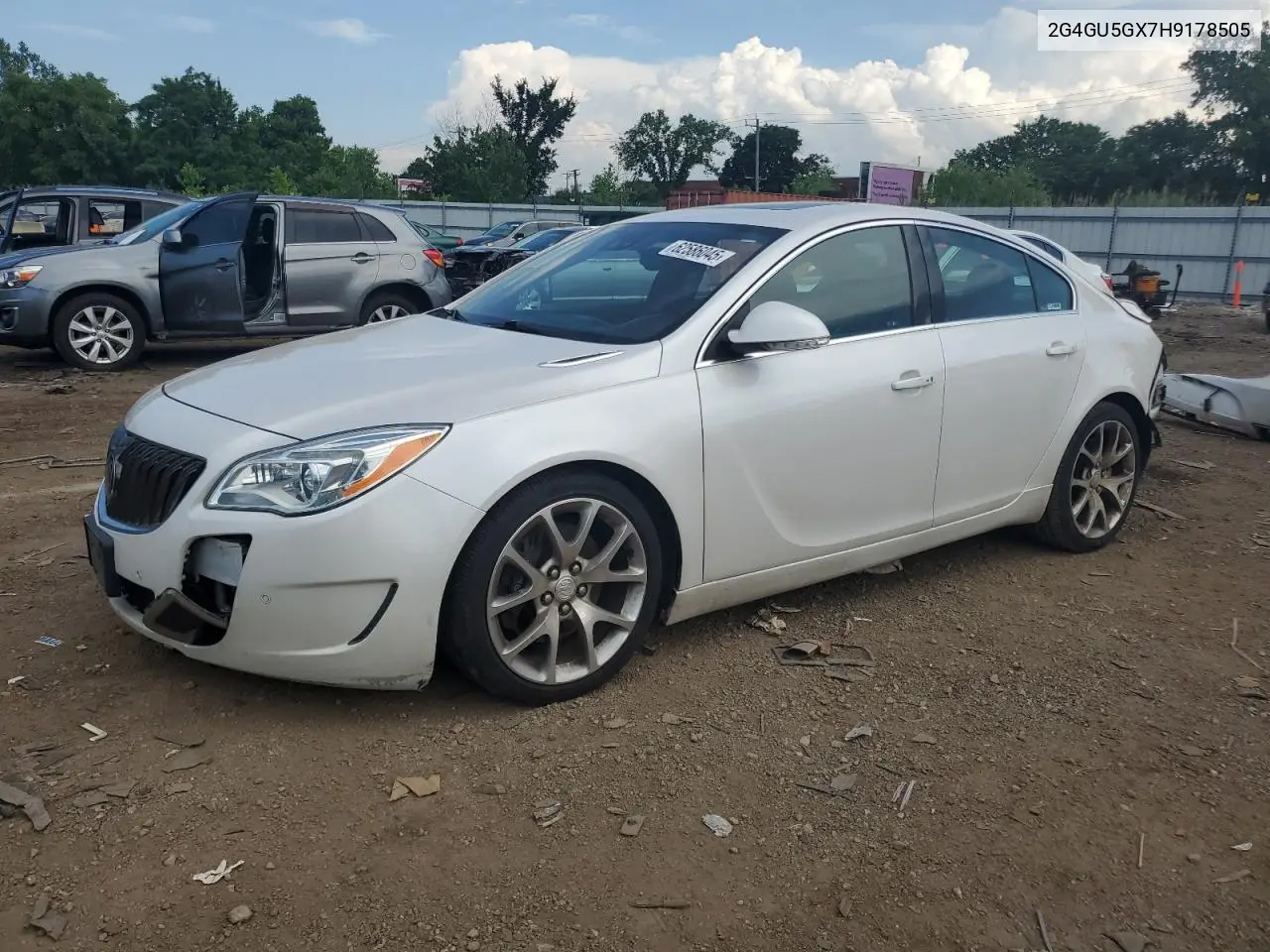 2017 Buick Regal Gs VIN: 2G4GU5GX7H9178505 Lot: 62586045