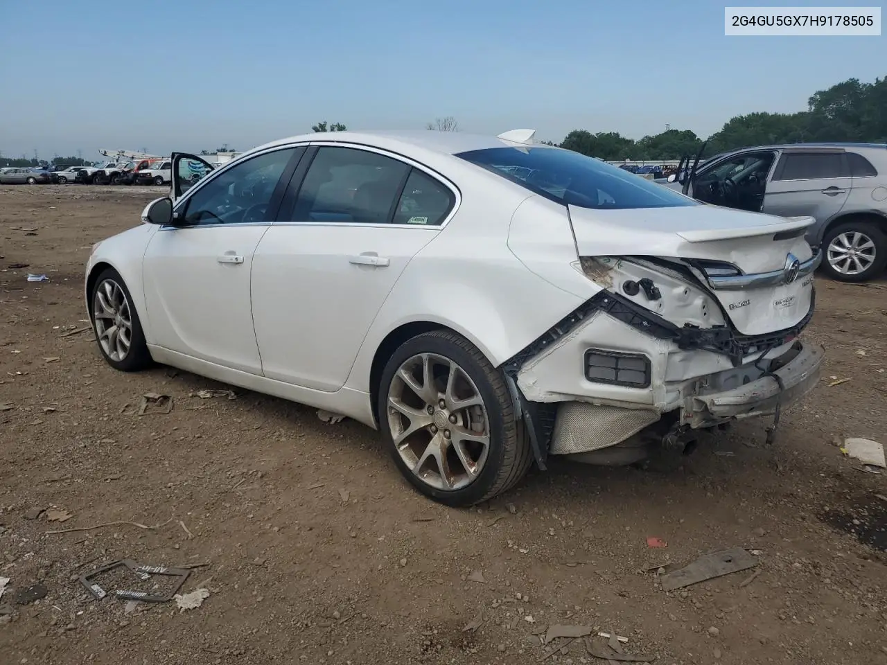 2017 Buick Regal Gs VIN: 2G4GU5GX7H9178505 Lot: 62586045
