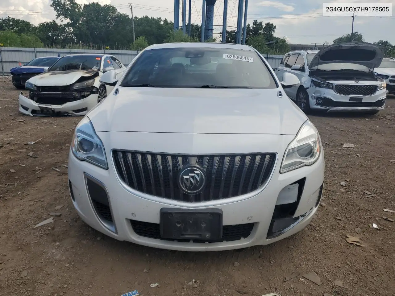 2017 Buick Regal Gs VIN: 2G4GU5GX7H9178505 Lot: 62586045
