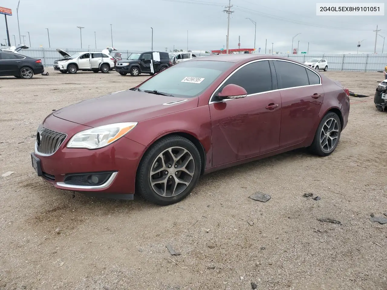 2017 Buick Regal Sport Touring VIN: 2G4GL5EX8H9101051 Lot: 64299795