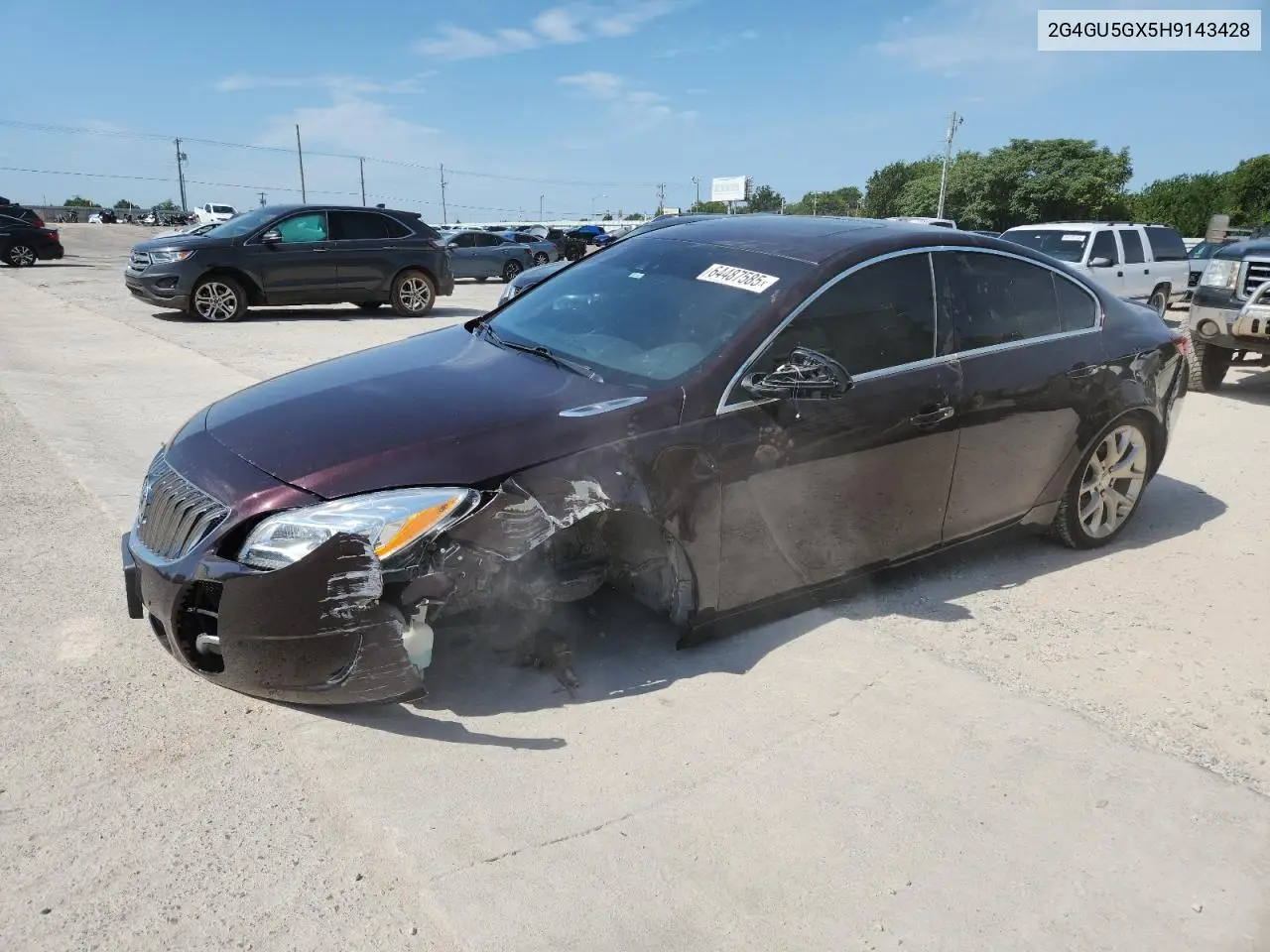 2017 Buick Regal Gs VIN: 2G4GU5GX5H9143428 Lot: 64487585