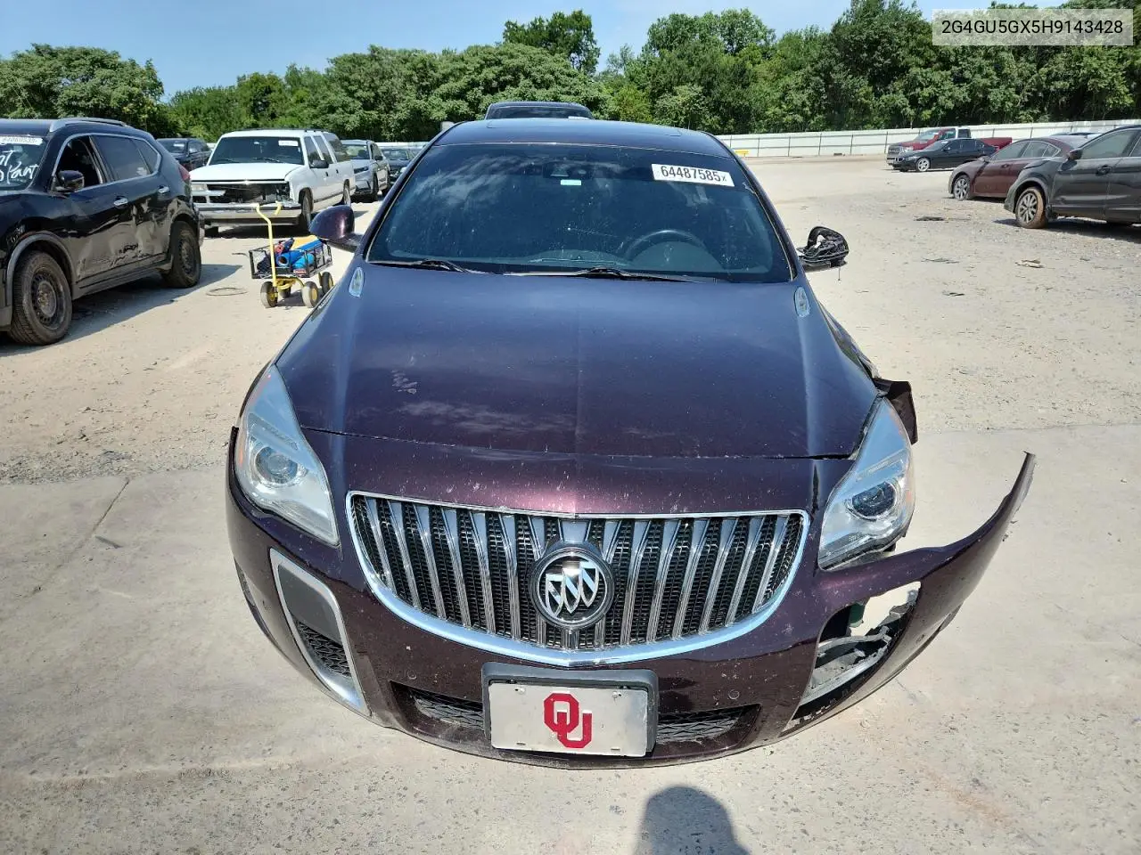 2017 Buick Regal Gs VIN: 2G4GU5GX5H9143428 Lot: 64487585