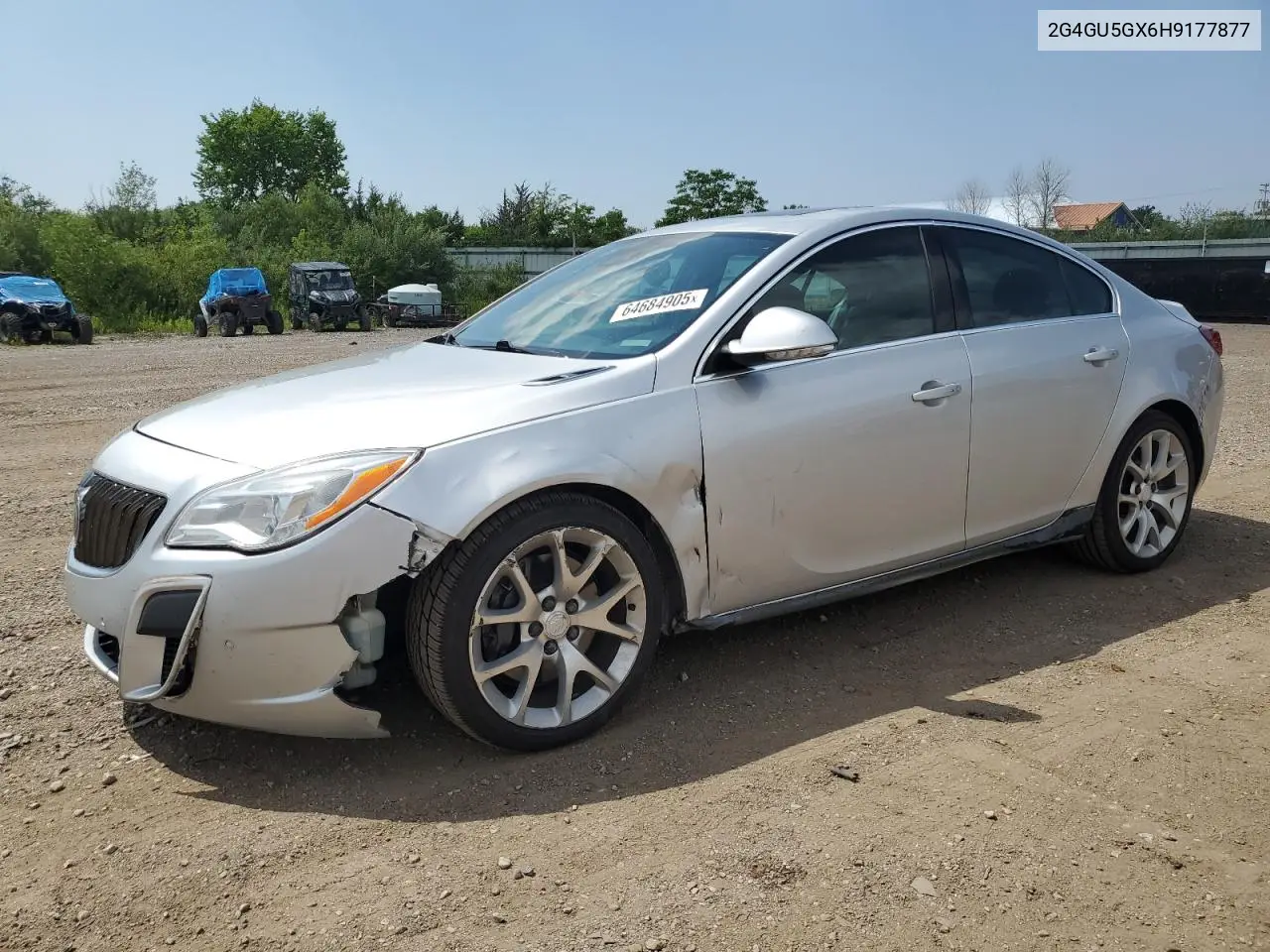 2017 Buick Regal Gs VIN: 2G4GU5GX6H9177877 Lot: 64684905