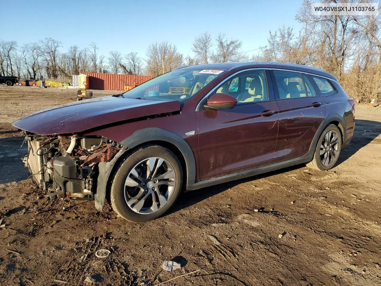 2018 Buick Regal Tourx Essence VIN: W04GV8SX1J1103765 Lot: 49679465