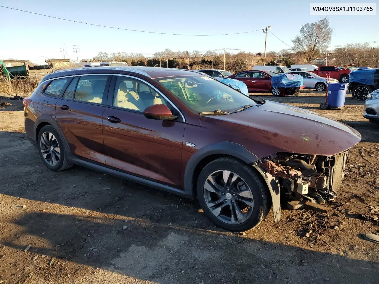 2018 Buick Regal Tourx Essence VIN: W04GV8SX1J1103765 Lot: 49679465