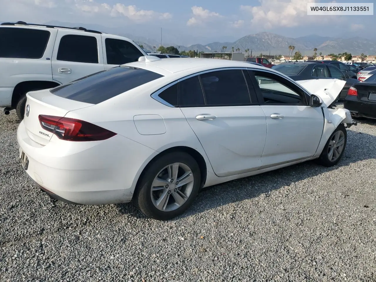 2018 Buick Regal Preferred VIN: W04GL6SX8J1133551 Lot: 55338635