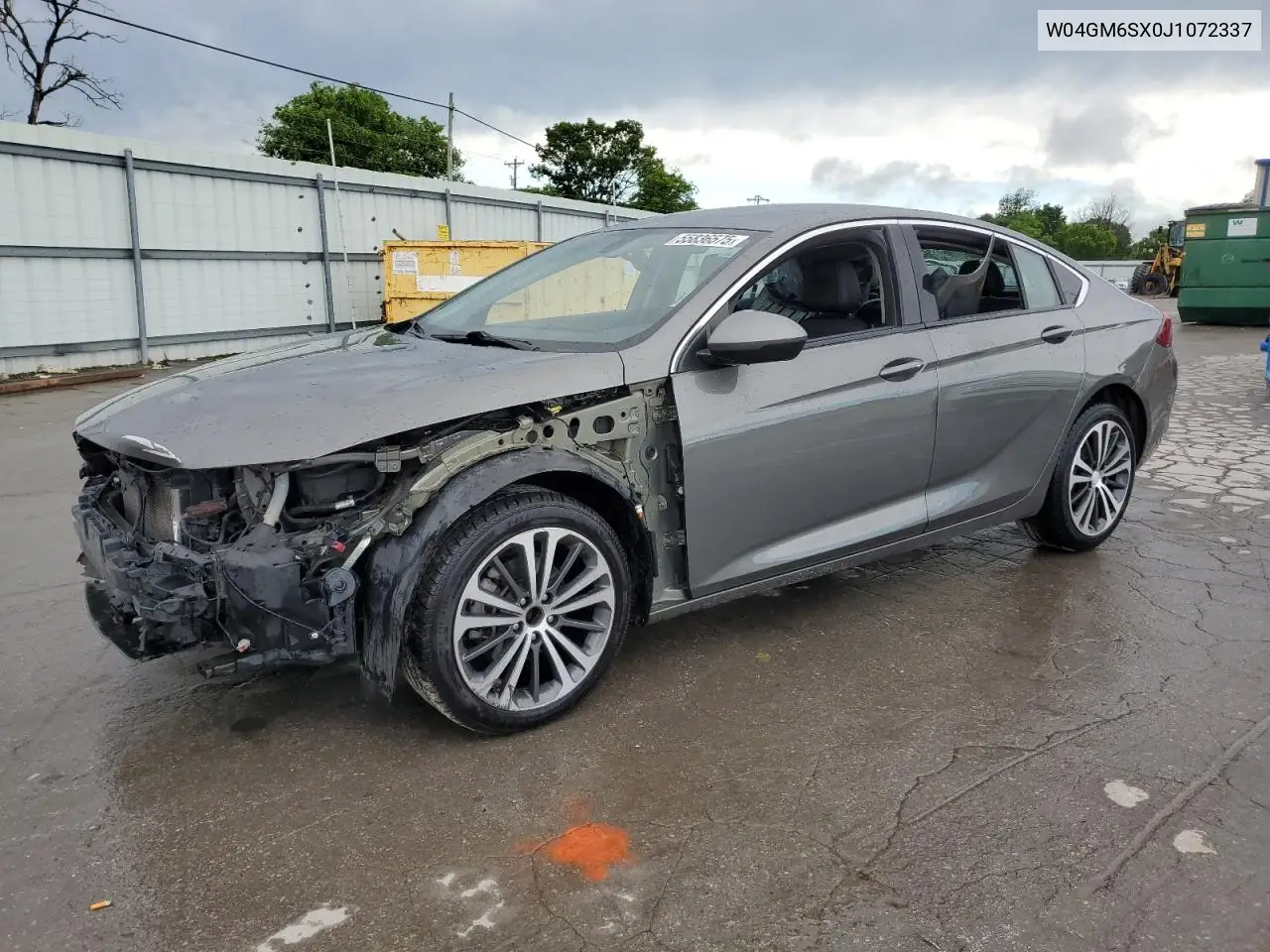 2018 Buick Regal Preferred Ii VIN: W04GM6SX0J1072337 Lot: 55836575