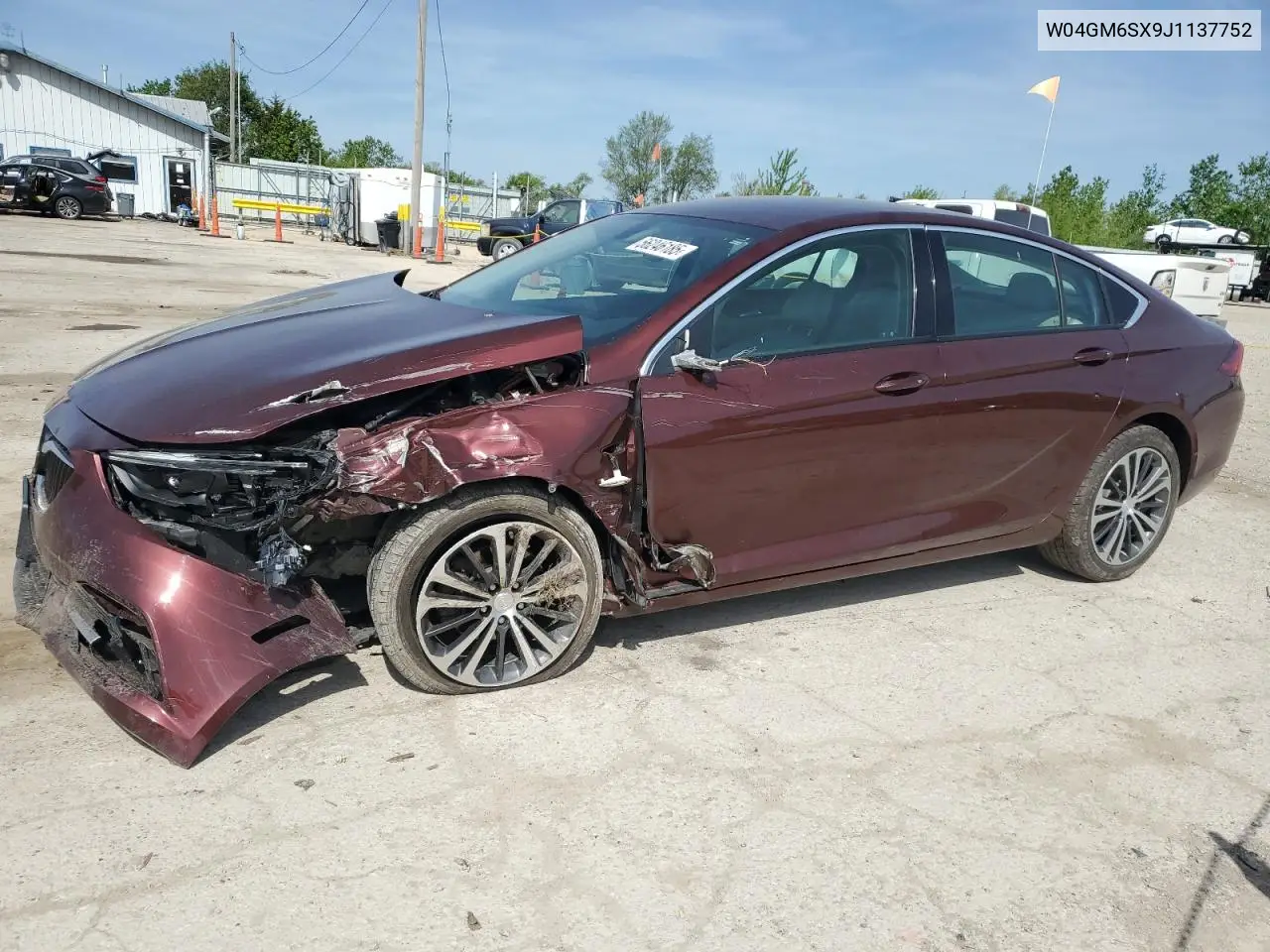 2018 Buick Regal Preferred Ii VIN: W04GM6SX9J1137752 Lot: 56246185